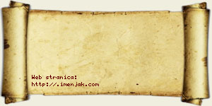 Angelina Pejčinović vizit kartica